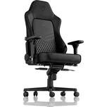 Noblechairs noblechairs HERO Echtleder Gaming Stuhl - schwarz/schwarz černá