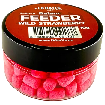 Návnadová surovina LK Baits Balanc Feeder 5x8 mm 10 g - Wild Strawberry