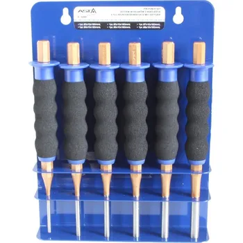 Sada nářadí Sada průbojníků průměru 3-8 mm, 6 ks - ASTA