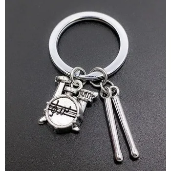 Přívěšek na klíče - Bicí + paličky