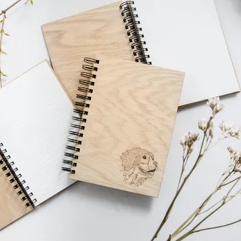 Zápisník Dědova dílna Dřevěný blok Bernský salašnický Papír: Linkovaný