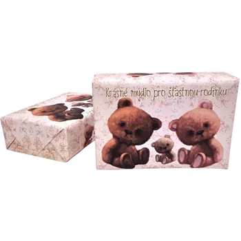 Mýdlo Soap Luxusní přírodní mýdlo 200g s vůní balené - Krásné mýdlo pro šťastnou rodinku