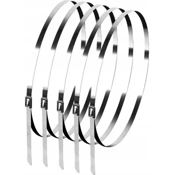 Stahovací páska Kovové stahovací pásky KABELOVÉ 4,6 mm x 550 mm NEREZOVÁ OCEL STAHOVACÍ PÁSKY