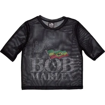 Bob Marley Tričko Logo Ladies Black XL