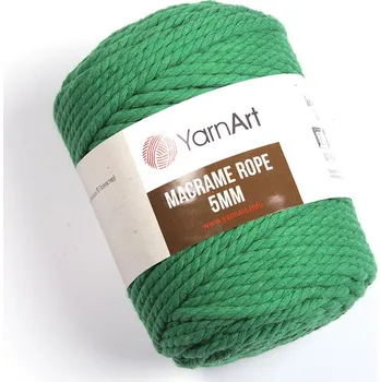 Galanterie Yarn Art Macrame Rope 5 mm 759 zelená