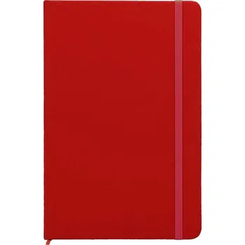 Blok Eurocom Blok A6 100 listů Spectrum červený linkovaný 560096