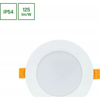 Bodové svítidlo DURE 3 DOWNLIGHT 8W NW 230V 110st IP54 IK06 118x31 BÍLÝ kulatý se zdrojem