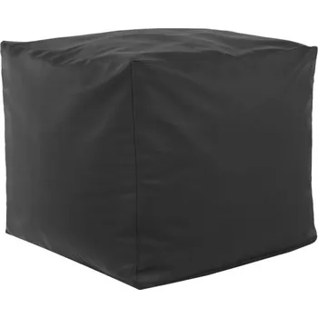 Taburet Taburetka Černá ekokůže