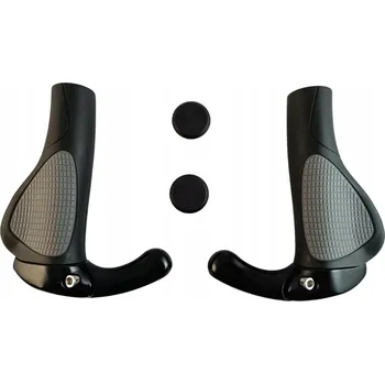 grip Gripy / rukojeti na kolo s rohy, hliníkové, 2v1