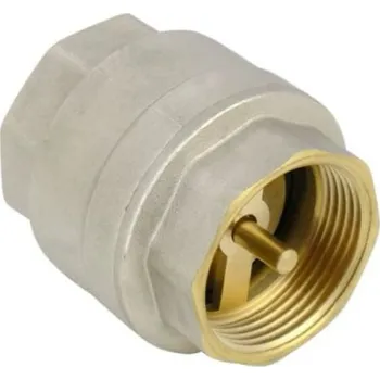 Ventil Zpětná klapka 2" poniklovaná s mosaznou klapkou