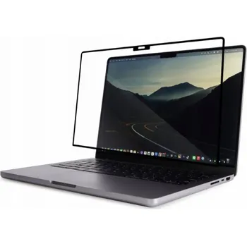 brašna na notebook Moshi iVisor XT Filter – ochrana obrazovky pro MacBook Pro 14 (M3/M2/M1/2023-2021) (černý rám)