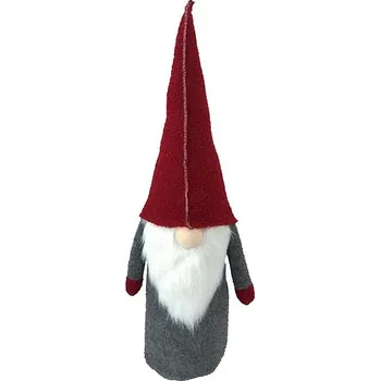 Vánoční dekorace Dekorační figurka skřítek, výška: 52 cm, šedočervená AT8156189A-20