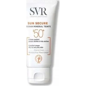 Přípravek na opalování SVR Sun Secure Ecran Mineral Teinte tónovaný minerální krém na obličej SPF50+