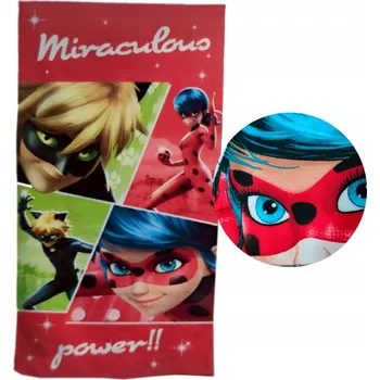 Beruška a černá kočka Velký rychleschnoucí ručník Miraculum Dárek Originál