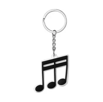 Přívěšek na klíče - černo-bílé tři noty