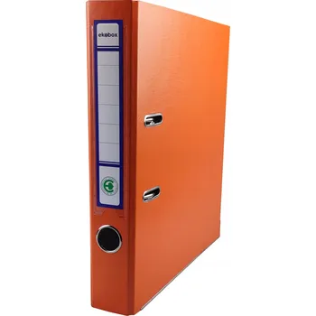 Šanon 50mm A4 kancelářský úzký pákový EKOBOX ORANŽOVÝ