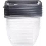 CURVER Sada dóz na potraviny VEDO 5x0,25L | transparentní / šedá