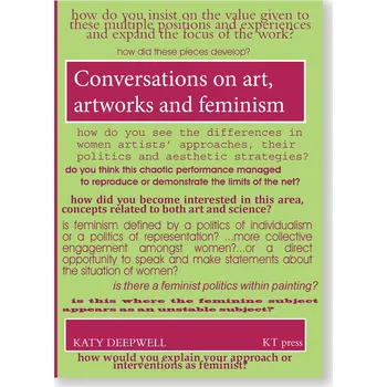 Cizojazyčná kniha Conversations on art, artworks and feminism