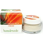 Hristina Přírodní ručně vyrobený 24 hodin arganový krém oči obličej dekolt 50 ml