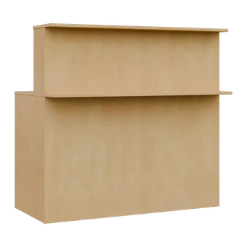 RE REC - 1200 recepce, 1150x1200x718, bříza světlá