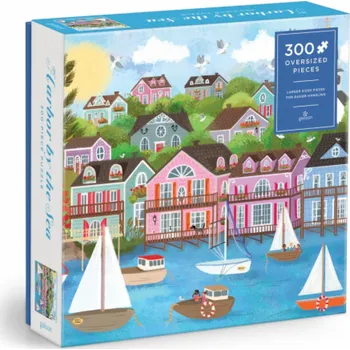 Puzzle Galison Puzzle Přístav u moře Joy Laforme 300 dílků