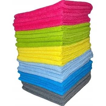 Utěrka Utěrka z mikrovlákna, vícebarevná, extra silná, 30x30 cm, 10 ks