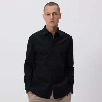 Pánská košile Reserved - Košile regular fit z egyptské bavlny - černý - 749EH-99X - 749EH-99X-XL