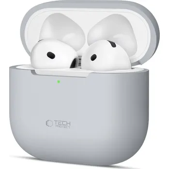 TECH-PROTECT SILICONE APPLE AIRPODS 4 CRAYON GREY