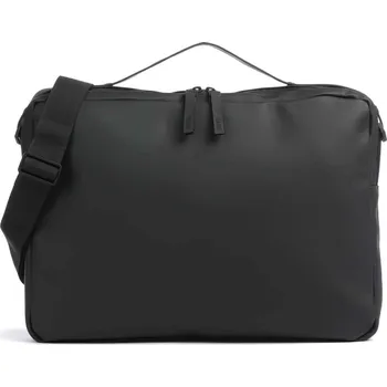 Aktovka na dokumenty Rains - Aktovka v černá, umělé vlákno, 209905 | Kabelky pro ženy & muže