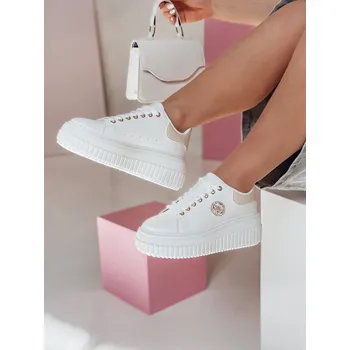 Dámské tenisky Dámské tenisky na platformě KITNOT ZY0920 Barva: Béžová, Velikost: 38