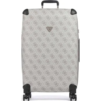 Guess Berta 4G Logo Kufr se 4 kolečky 77cm, 103L, tmavošedá, 224762