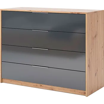 Komoda Komoda 4š, matná antracit Raymond Mat antracit