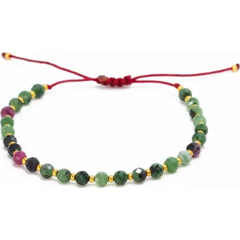 Náramek Sadré Rubín zoisit náramek s pozlacenými korálky