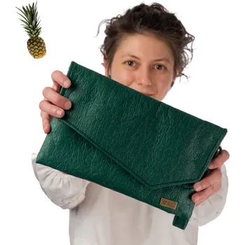 Kabelka Kabelka Mine - zelený Piňatex | Koženková dámská kabelka | česká výroba