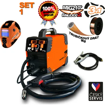 Svářečka Maják Svářečka PANTERMAX MIG210FALCO2 MMA/MIG/TIG SET1