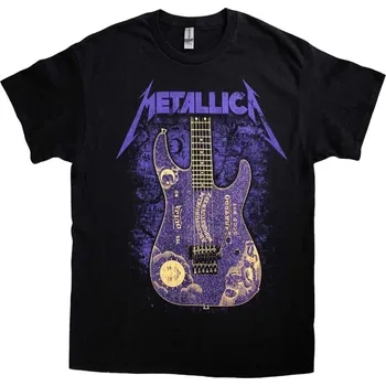 Pánské tričko Metallica Ouija Purple Black M Tričko
