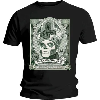 Pánské tričko Ghost Tričko Papa Cash Unisex Black XL