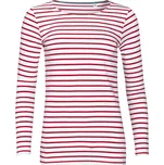 SOĽS Marine Women Dámské triko dlouhý rukáv SL01403 White / Red XL