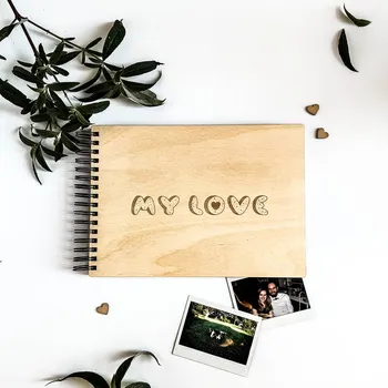 Fotoalbum Kroužkové fotoalbum My love Počet a barva papírů: Černé - 30 listů