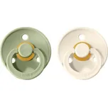 BIBS Colour dudlíky z přírodního kaučuku vel. 3 - Sage/Ivory