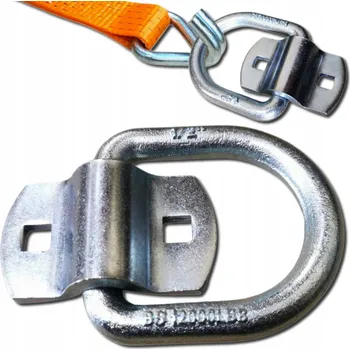 Upínací popruh Upevňovací Oko pro Náklad 5000 kg, Oko pro Transportní Pás 5T Ocel Pozink