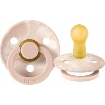 dudlíky Kulatý gumový Dudlík Bibs 6 měsíců +