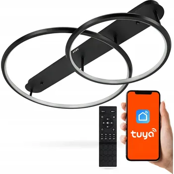 Nástěnný stropní svítidlo LED TUYA pro přisazenou LED Stropní Svítidlo s aplikací pro telefon + Dálkový Ovladač 86W