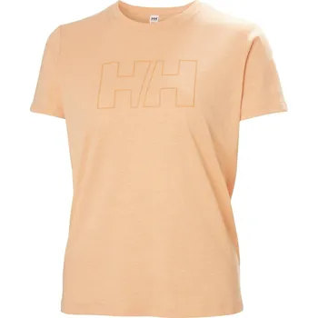 Dámské tričko Helly Hansen Women's HH Tech Logo Tričko s krátkým rukávem Apricot Crush XS
