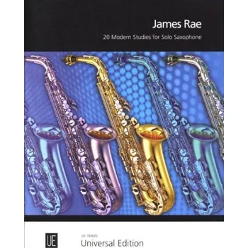 James Rae: 20 Modern Studies For Solo Saxophone (noty na saxofon)