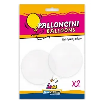 Balónek Latexové balónky OBROVSKÉ 83 cm průhledné 2 ks