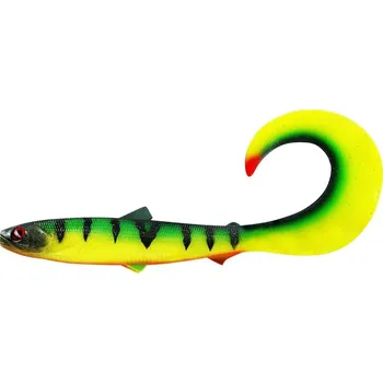 Umělá nástraha WESTIN Gumová Nástraha BullTeez Curltail 21cm Tiger Perch