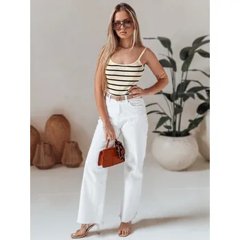 Dámské spodní prádlo Body one size s pruhy STRIP BACK RY2899 Barva: Béžová, Velikost: ONE SIZE