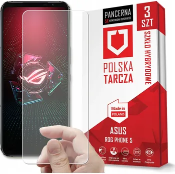 Pouzdro na mobilní telefon Hybridní Sklo pro Asus ROG Phone 5, 3 ks