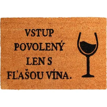 Rohožka Hotová gumová kokosová rohožka 40 x 60 cm